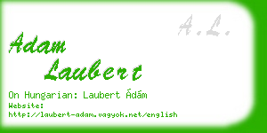 adam laubert business card